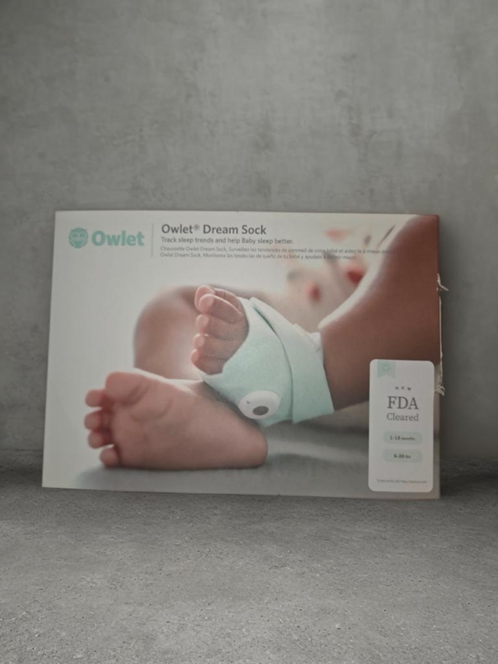 Owlet Dream Sock Baby Sleep Monitor - Mint